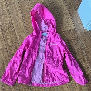 XXS (4/5) Columbia Kids Bright Pink Raincoat